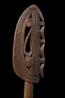 Fragment De Pagaie  Paddle Top  Sepik River  Papua New Guinea  Pacific  51 Cm