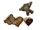 Vtg Wooden Jungle Animals Baby Room Decor Heart Nursery Playroom