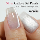 0 5 Oz Cat Eye Gel Polish With Magnet 15ml Holographic Glitter Shimmer