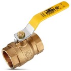 1-1 4    Brass Ball Valve Lead Free Full Port Female Threaded Npt 600 Wog - 2 Pack