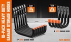 10pc Garage Utility Hooks 9    6    Wall Hook For Bikes Kayak And Hanging Ladders