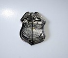 Vintage Fire Department   Fire Police   Badge 1950 s