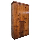 Antique 18th Century Primitive Pine Cupboard Rustic Colonial Storage Cabinet 78 