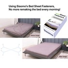 Sheet Fasteners Suspenders Straps  Adjustable Crisscross Bed Sheets Holder Cl   