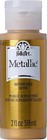 Acrylic Metallic Paint  Non Toxic  2 Fl Oz  pack Of 1   Pure Gold
