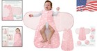 1 0 Tog Baby Sleep Sack Swaddle - Adaptable For 0-6   Cloud Design