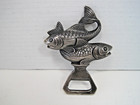 Vintage  Heavy Metal  Fish Shape Bottle Opener 5  X 3 5    Made In Italy