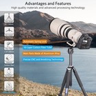 Carbon Fiber Camera Tripod Compact Tripod Travel Tripod 36mmball Head Load 45lbs