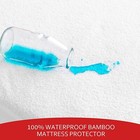 Bamboo Crib Sheets waterproof Crib Mattress Protector Crib Pad Cover 4 Pack Set