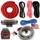 2300w 4 Gauge Car Amplifier Wiring Kit Audio Subwoofer Amp Rca Power Cable Wire