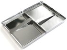 Classic Black Design Cigarette Smoking Ad Metal Silver Cigarette Case