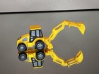 Cat Caterpillar Construction Truck Mini Yellow Plastic Crane Excavator Loader