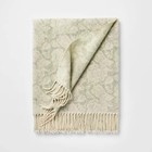Block Print Jacquard Throw Blanket - Threshold Designed With Studio Mcgee