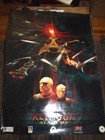 2000 Star Trek Klingon Academy 2 Sided Promo Poster Pc Game Ad 38 x27  Very Rare