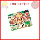 Melissa   Doug Hide And Seek Farm Wooden Activity Board With Barnyard Animal Mag