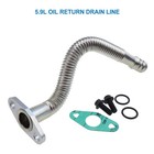5 9l Turbo Oil Return Drain Line Fit For Fit For Dodge Cummins 5 9l Diesel 20   