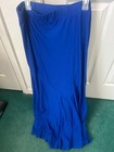 Plus Size Long Blue Skirt - 18 20 W - Cato