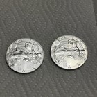 2017 American Silver Eagle  Lot Of 2  In Capsules  