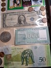 Collectible Junk Drawer Lot 1935  note proofs   999 Silver  Foreign  more