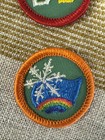 Lot Of 6 Vintage retired Girl Scout Badges 