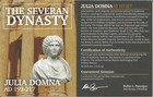 Collectible Roman Silver Denarius Of Julia Domna  ad 193-217  - Ngc  ch-f 