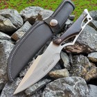 Full Tang 8 27  Tactical Fixed Blade Knife With Sheath - Made Of Stainless Steel