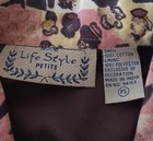Vintage Style Patchwork Animal Print Jacket Ps Life Style Petite Multicolor Y2k