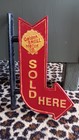 Shell Motor Oil Cast Iron Sign Gas Service Sold Here Vintage Style Wall Decor 