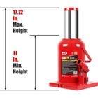 Big Red 50 Ton T95007 Torin Stubby Standard Heavy Duty Welded Bottle Jack