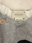 Gucci Baby Gray Cat Pirate Fish Sleeping Bag Nest Bunting Made Italy