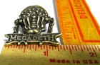 Megadeth Pin Vintage Collectible Old Rock Band Music Memorabilia Pinback