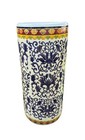 Porcelain Ceramic Umbrella Stand Holder Modern Style Standing Vase 18  X  7 5 