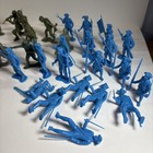 Vintage Marx Plastic Toy Soldier Lot Civil War Ww2 Revolutionary Germans More