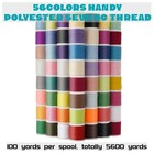 56 Spools Sewing Thread Kit For Hand Sewing And Machine Sewing Use  Colorful    