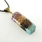Entirely Zen 4 Layer Orgone Pendant   Cord Necklace Emf   5g Protection