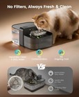 Cat Water Fountain Wireless Filterless 3 5l Stainless Steel Smart Quiet