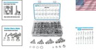 Stainless Steel Metric Assorted Machine Screws - 900 Pcs