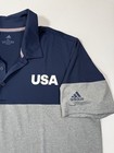 Adidas United States Soccer Polo Shirt Mens Xl Football National Team Usa Mls