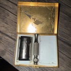 Vtg  Gillette Golden Razor W Case Shaving Travel Set