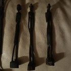 Vintage African Hand Carved Wooden Statue Figures Wood Figurine Tribal Folk Art