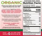 Organic Strawberry Juice  32 Fl Oz Glass Bottle