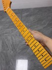 Yellow Gloss Big Head Full Scalloped Guitar Neck Part 22 Fret 25 5in Replace