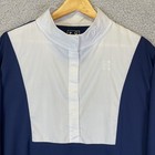 Hadley By Smartpak Women s Equestrian Show Jacket Size Xxl Blue White
