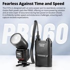 Godox V1pro C Flash For Canon  2 4g Ttl Round Head Camera Flash Hss 1 8000s