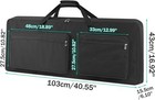 61 76 88-key Electric Keyboard Case Gig Bag Waterproof High Quality Padded Black
