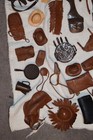 Huge Vintage Lot Of Marx Johnny West Accessories   Weapons