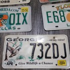 License Plate Lot Of 13 Georgia Flordia Tennesee Multiple Conditions