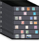 10 Sheets Pages Postage Stamp Album Pages 11x 8 58 Inch Stamp Collecting Supp   