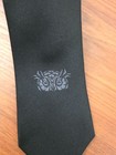 The Academy Of Magical Arts Magic Castle Handmade Black Silk Tie W  Owl Design