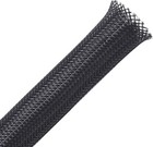 100ft - 1 4 Inch Pet Expandable Braided Sleeving     Black     Alex Tech Braided Cab